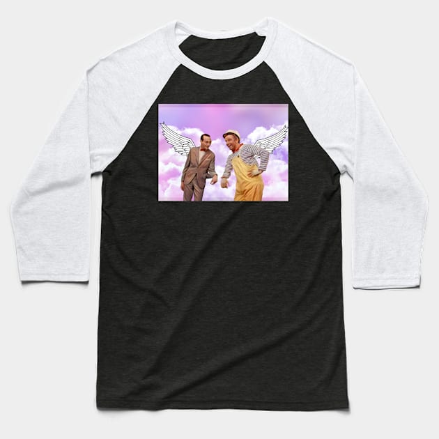 Pee Wee & Captain Carl Baseball T-Shirt by TorrezvilleTees